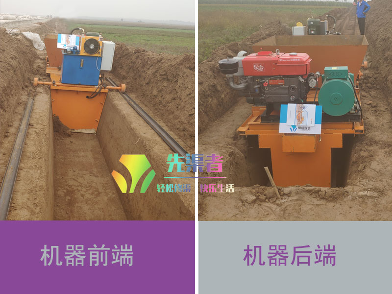 水渠機前端和后端