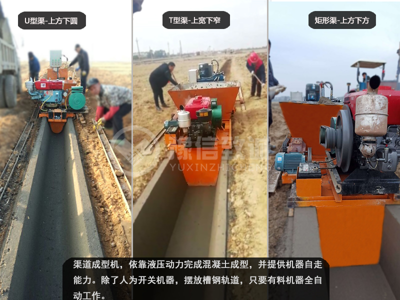 全自動水渠襯砌機