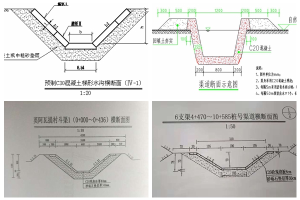 梯形渠圖紙