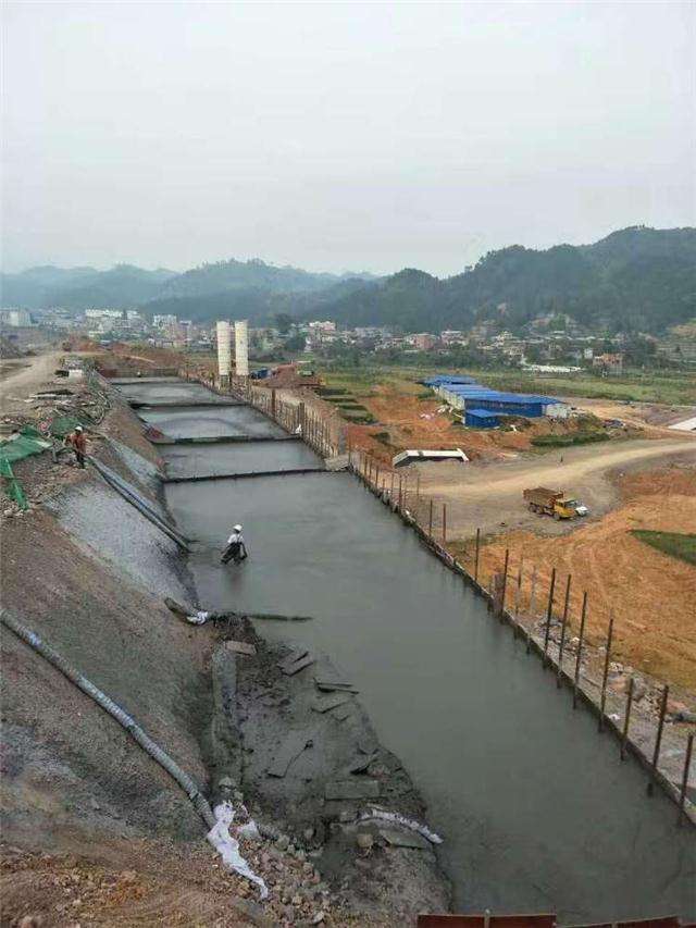 泡沫混凝土生產現場